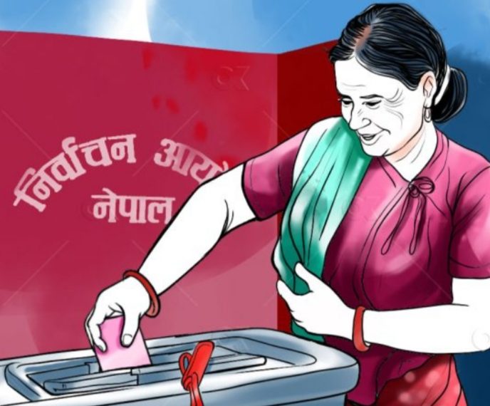 स्थानीय तहमा जनप्रतिनिधि निर्वाचित गर्न मतदान हुदै
