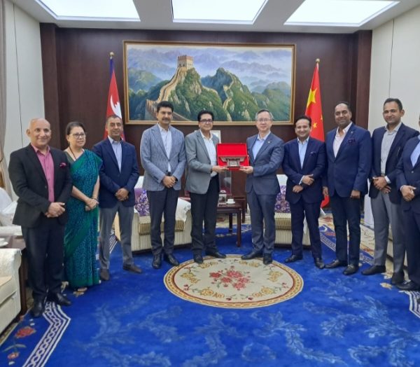 नेपाल उद्योग परिसंघ र चिनीया राजदूतबीच छलफल, लगानी एवं व्यवसायिक सम्बन्ध विस्तारमा जोड